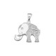 Colgante Plata Elefante 18x20 mm
